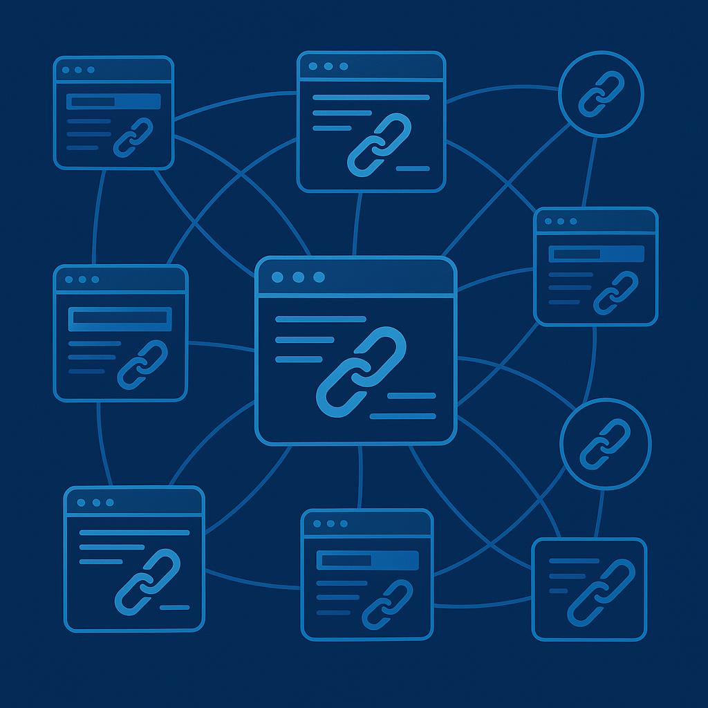 Backlink Network Building Strategy Visualization